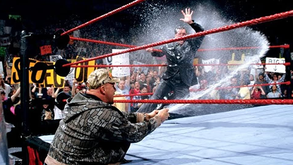Steve Austin Vince McMahon Beer Truck