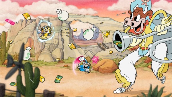Cuphead DLC Cow