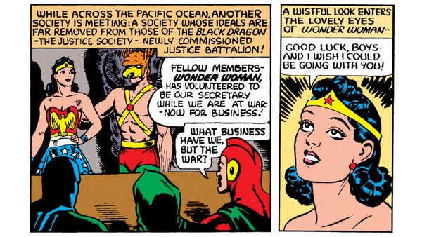 Justice Society Wonder Woman Secretary