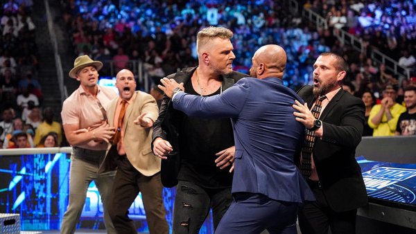 Happy Corbin Pat McAfee Jamie Noble Adam Pearce