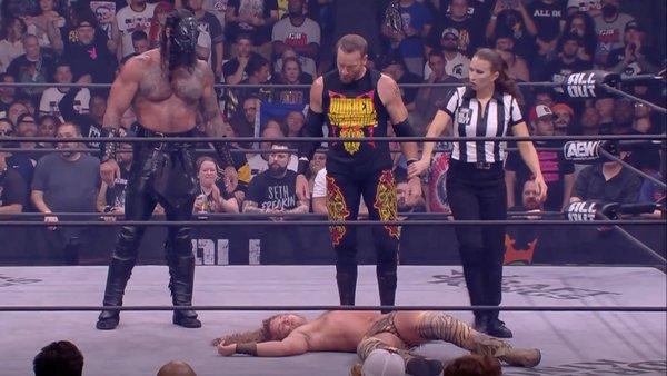 AEW All Out 2022 Christian Cage Luchasaurus Jungle Boy Jurassic Express