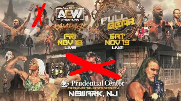 AEW FUll Gear deletions