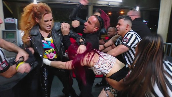 Becky Lynch brawl