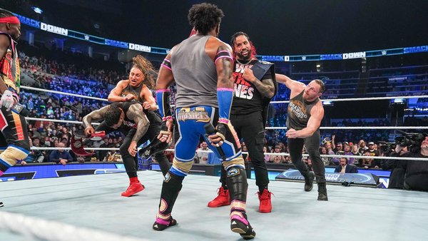The Usos New Day Brawling Brutes