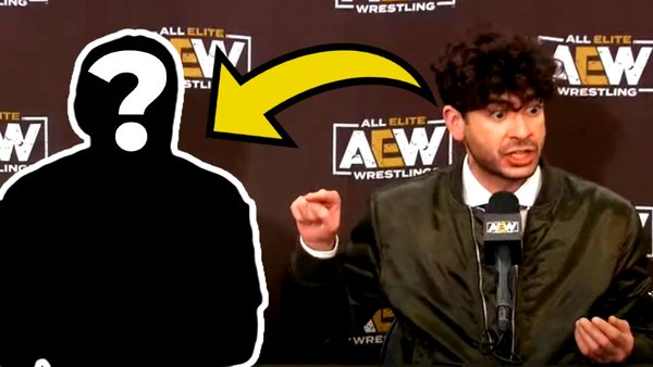 Tony Khan press conference silhouette