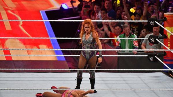 WWE SummerSlam 2018 Charlotte Flair Becky Lynch The Man