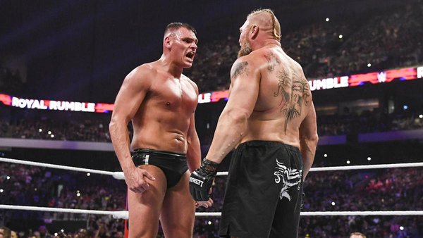 WWE Royal Rumble 2023 GUNTHER Brock Lesnar