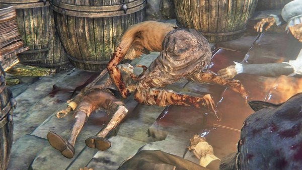 bloodborne suspicious beggar