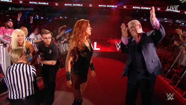 Finlay Becky Lynch Royal Rumble