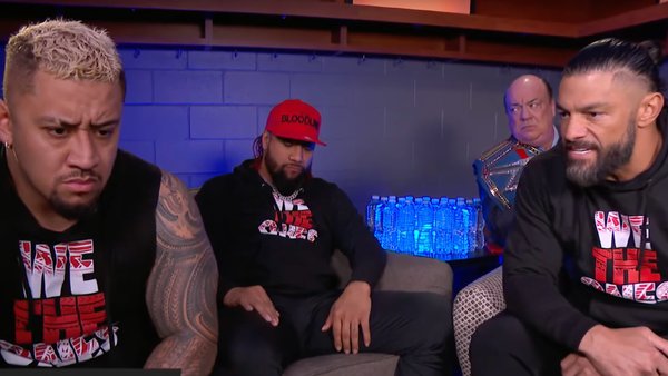 The Bloodline Roman Reigns Jimmy Uso Solo Sikoa Paul Heyman