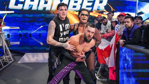 WWE Elimination Chamber 2023 Judgment Day Finn Balor Rhea Ripley Dominik Mysterio