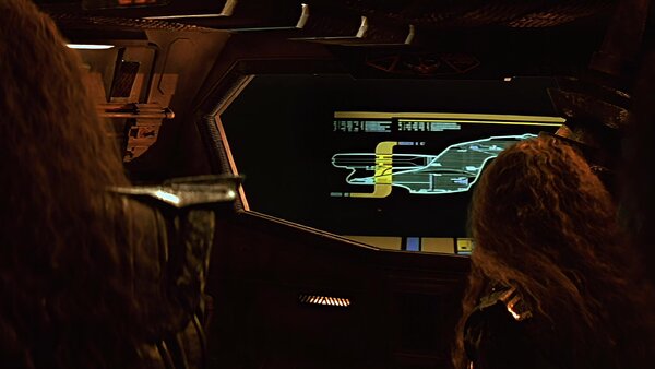 Star Trek Generations VISOR Klingon spying 