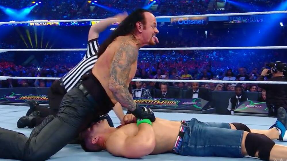 WWE WrestleMania 34 Undertaker John Cena