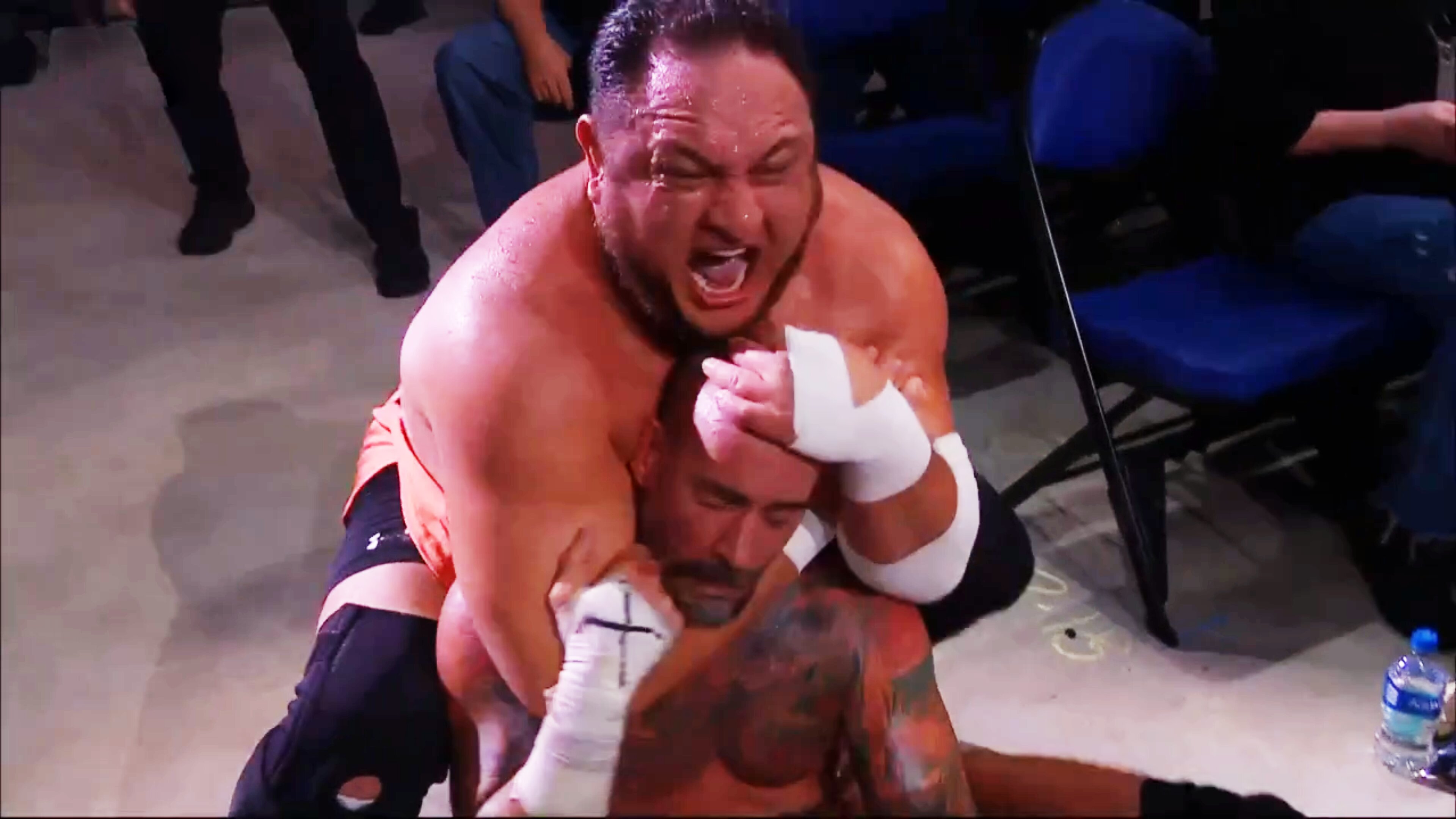 Samoa Joe CM Punk Collision Aug 12