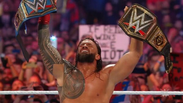 Roman Reigns clash at the castle