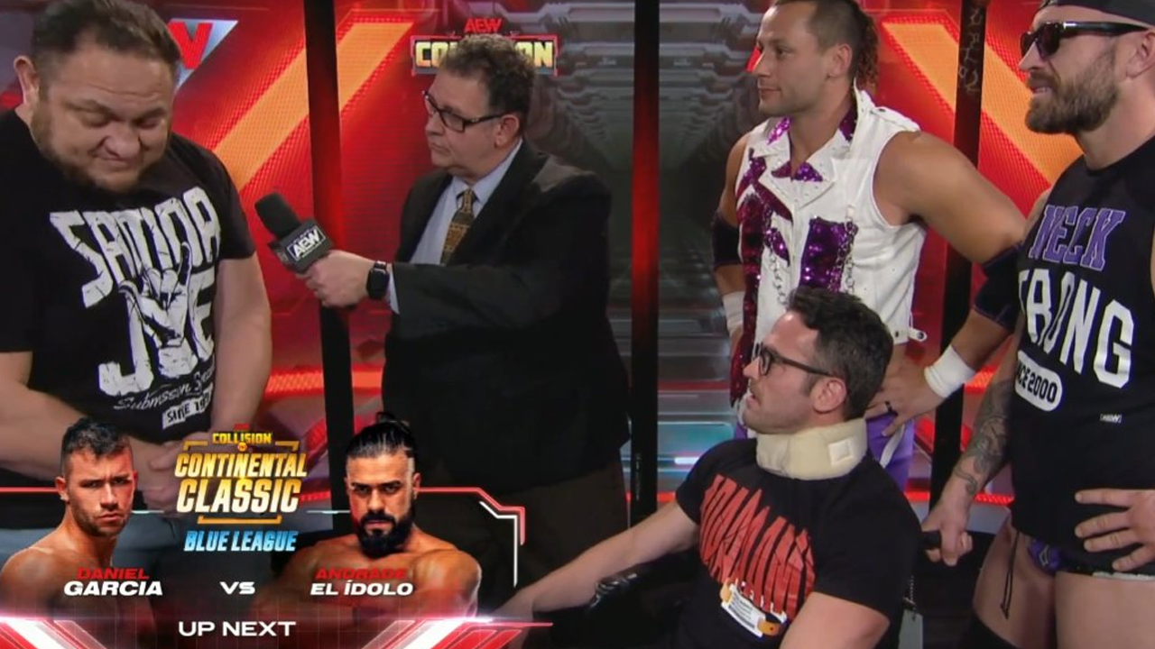 AEW Collision Samoa Joe Roderick Strong The Kingdom