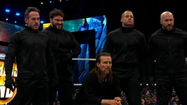 AEW Worlds End 2023 Adam Cole The Devil Kingdom Roderick Strong Wardlow