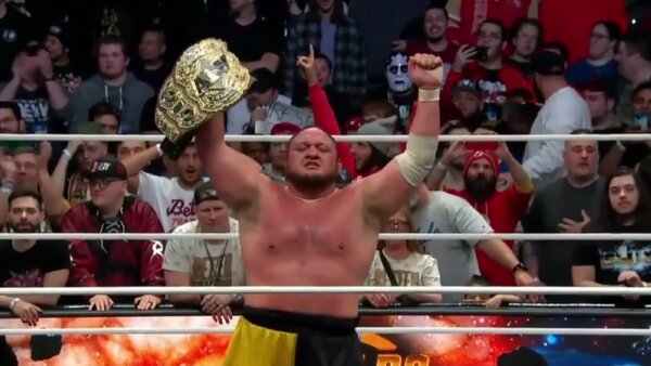 AEW Worlds End 2023 Samoa Joe World Title