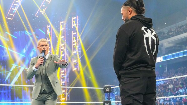 WWE SmackDown Cody Rhodes Roman Reigns
