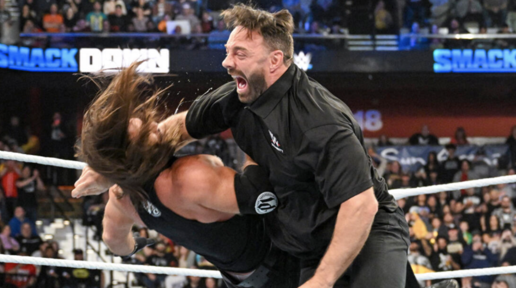 LA Knight AJ Styles