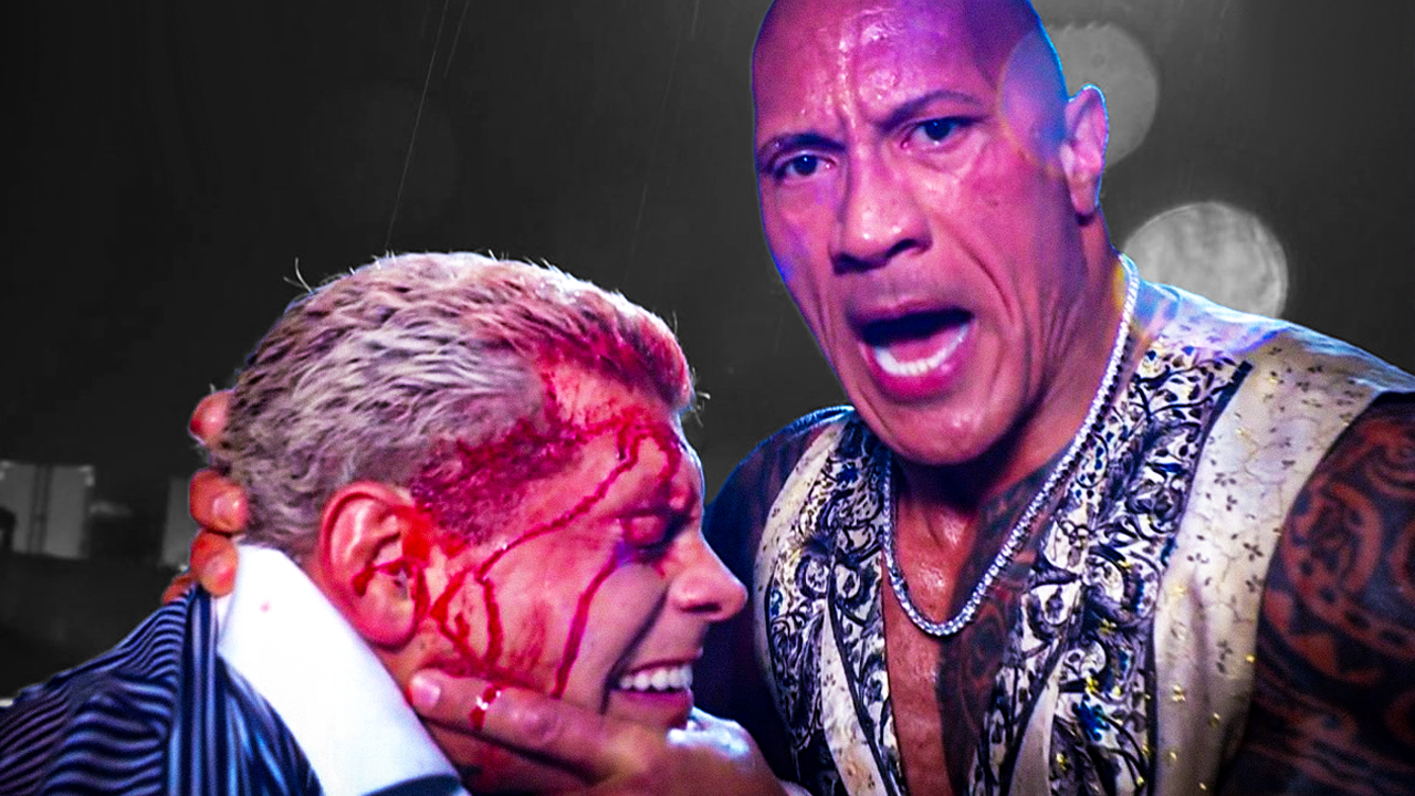 WWE Raw Cody Rhodes The Rock