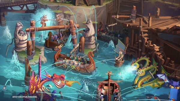 Universal Orlando Resort Epic Universe How To Train Your Dragon- Isle Of Berk
