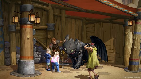 Universal Orlando Resort Epic Universe How to train your dragon