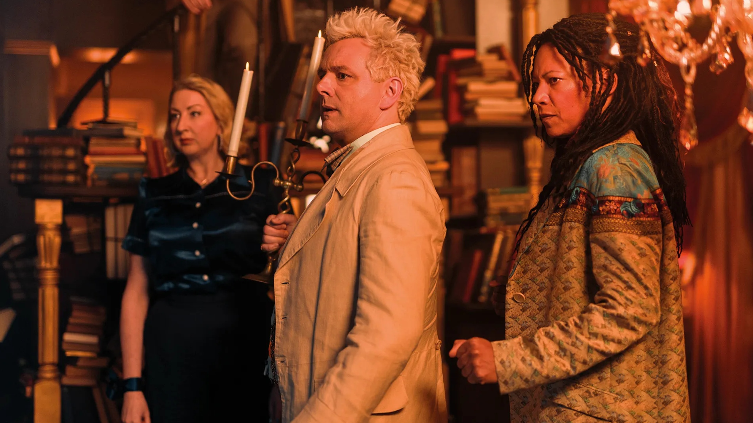 Good Omens 2 Michael Sheen Nina Sosanya