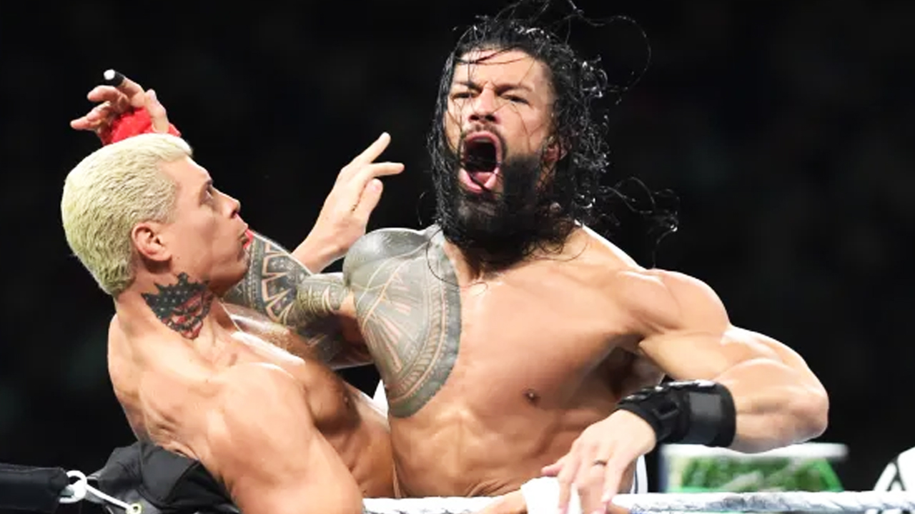 WWE WrestleMania XL Cody Rhodes Roman Reigns