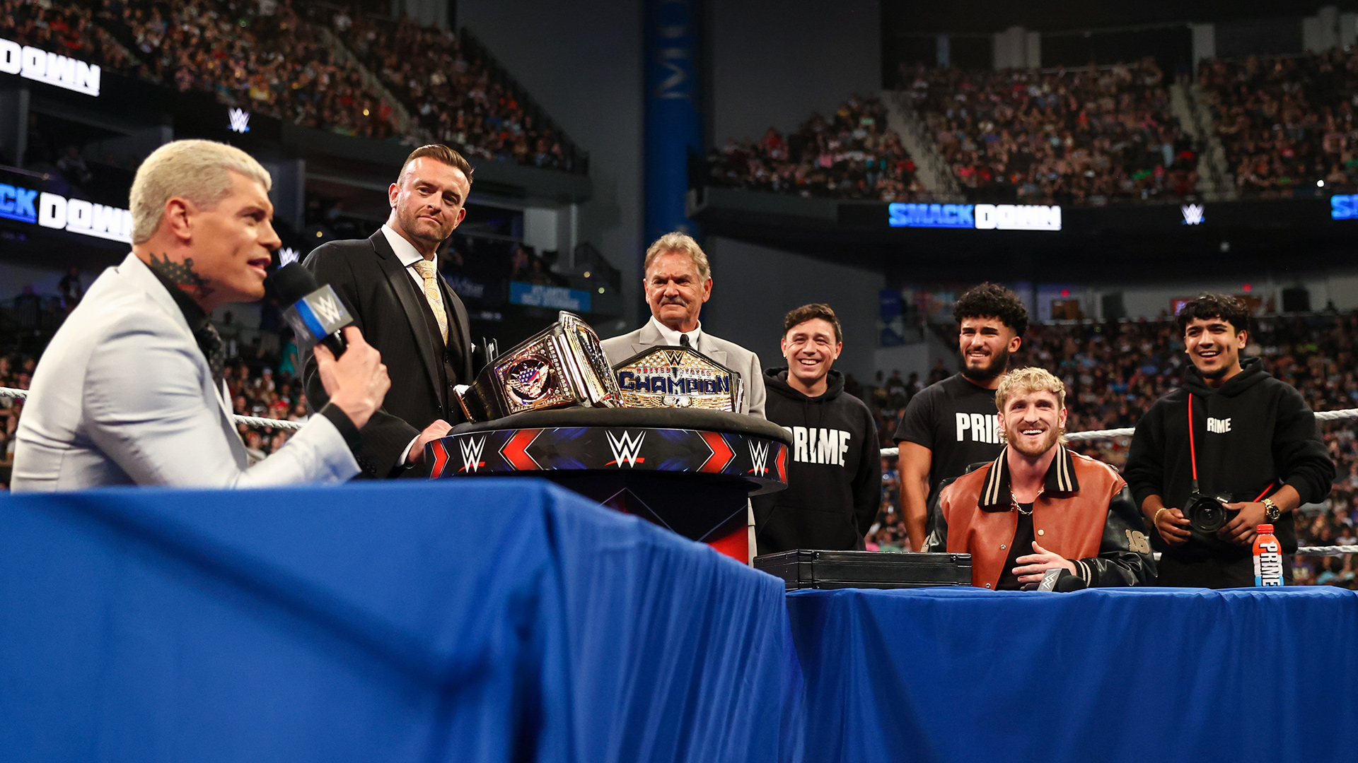 Cody Rhodes Logan Paul Nick Aldis