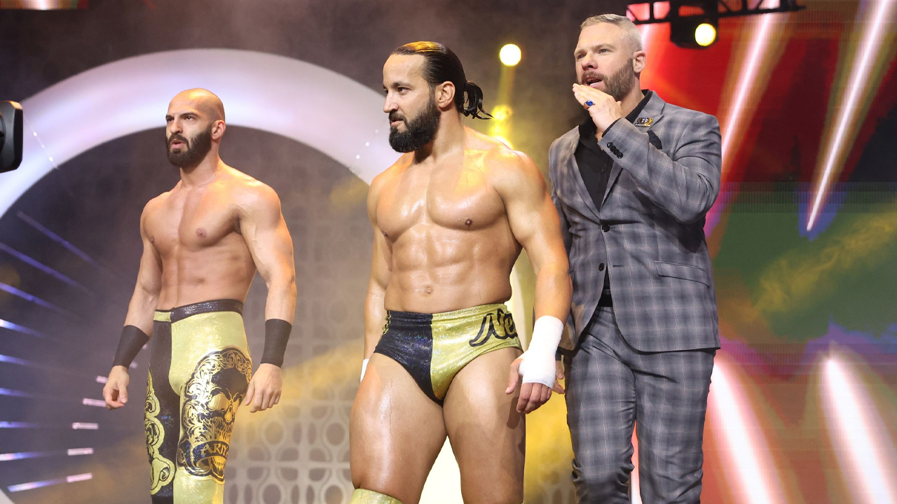 AEW Collision Premier Athletes Ariya Daivari Tony Nese Mark Sterling