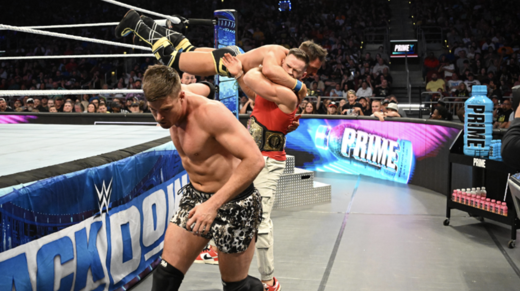 Grayson Waller Austin Theory Johnny Gargano