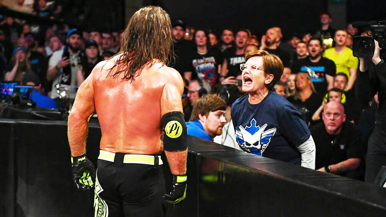 WWE Clash at the Castle 2024 AJ Styles Mama Rhodes Michelle Rubio