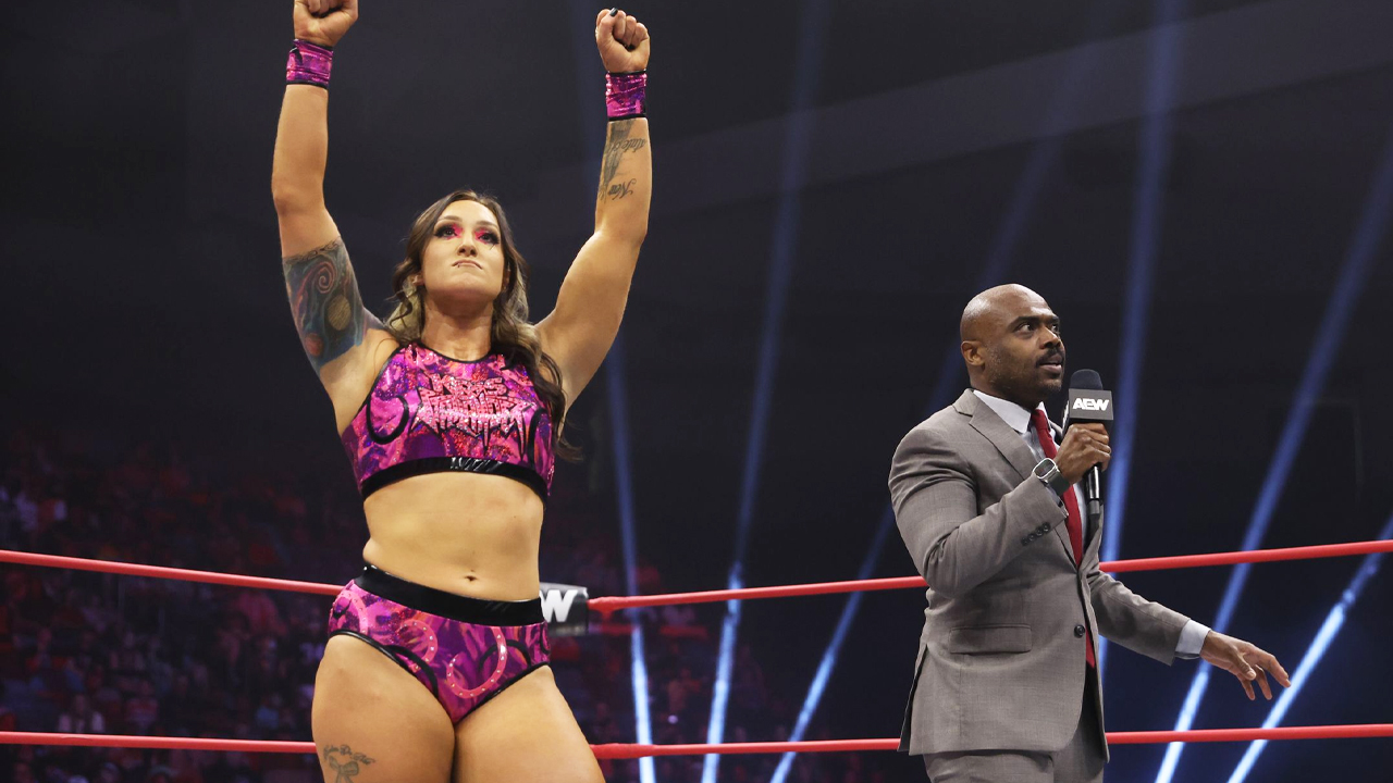 AEW Collision Kris Statlander Stokely Hathaway