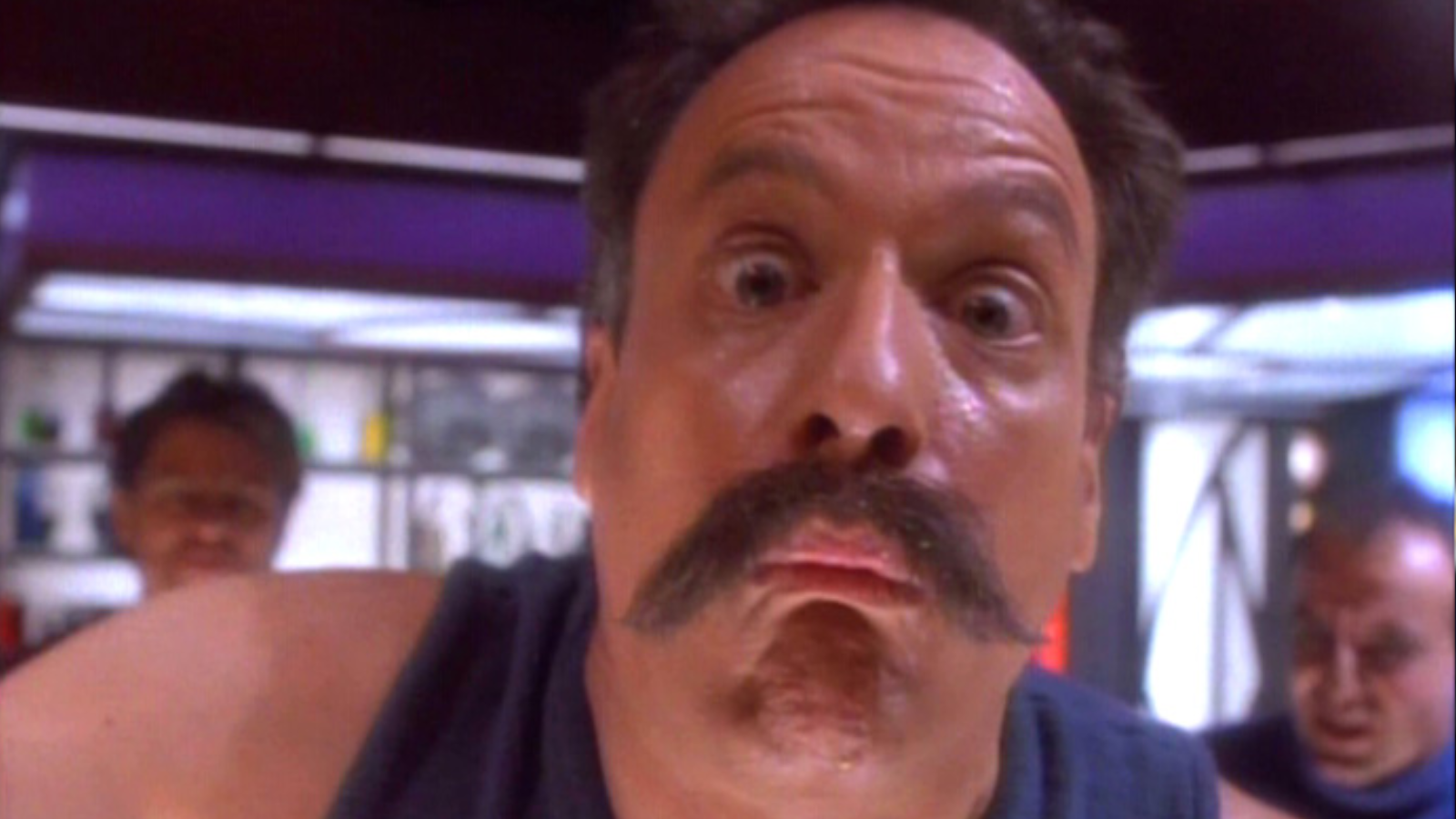 Star Trek Deep Space Nine Q Less Sisko Punches Q