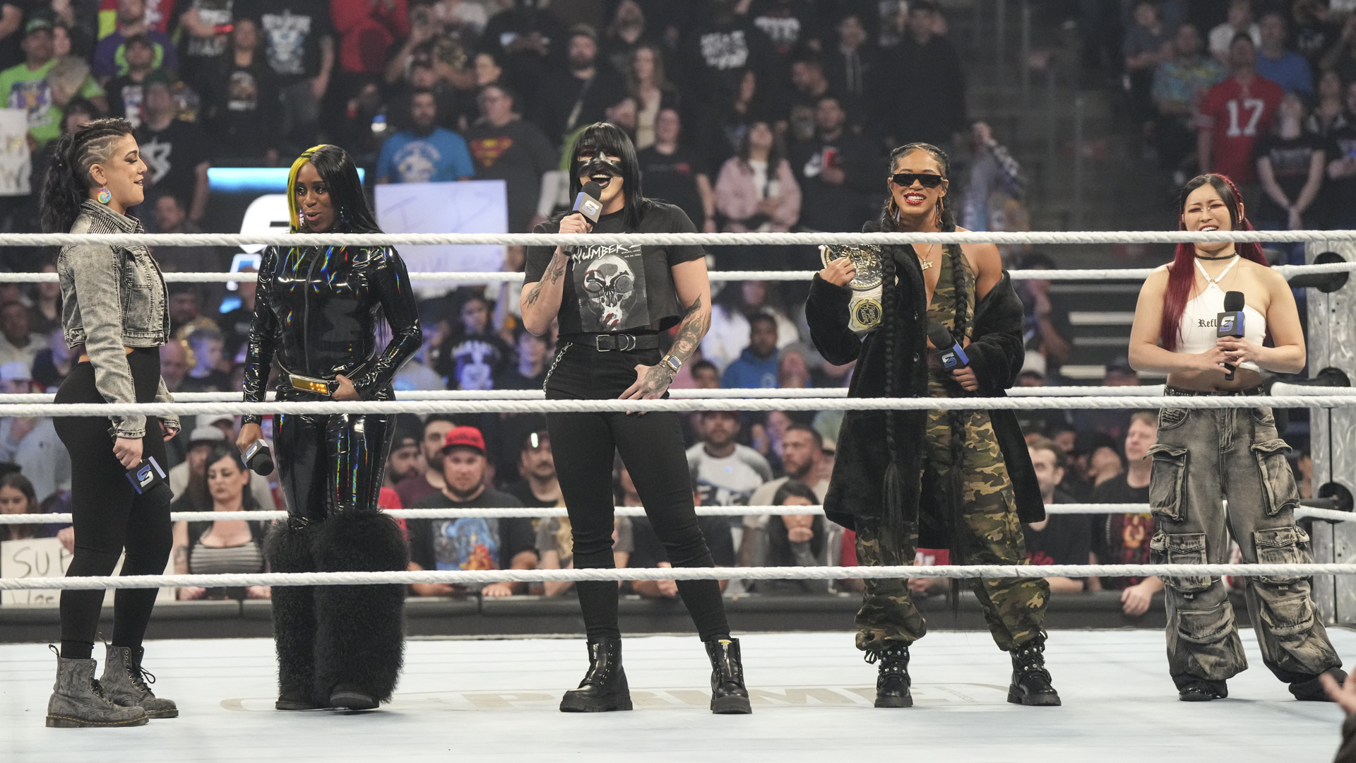 Bayley Naomi Rhea Ripley Bianca Belair IYO SKY