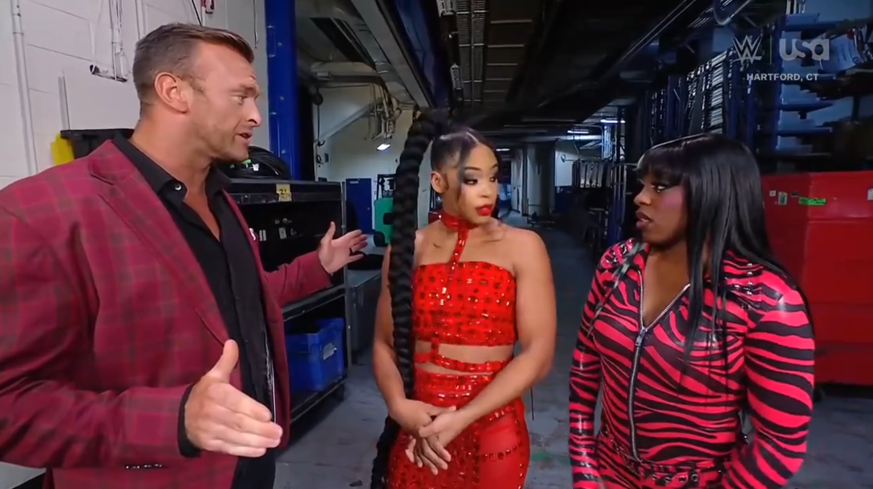Nick Aldis Bianca Belair Naomi