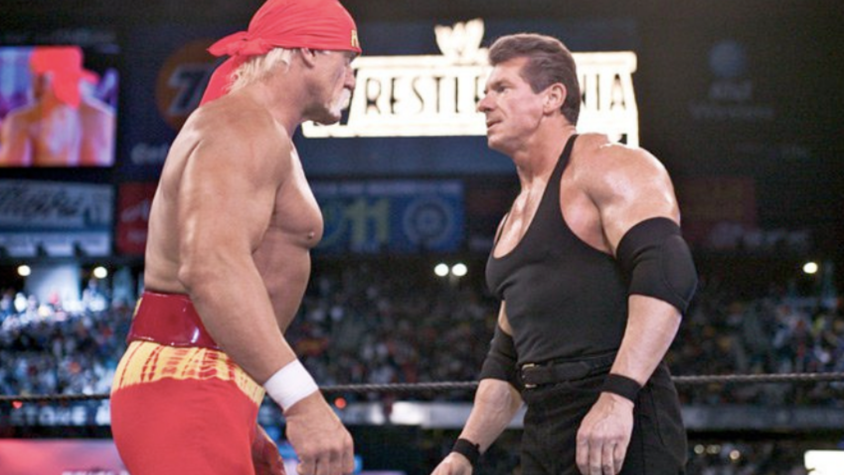 WWE WrestleMania XIX 19 Vince McMahon Hulk Hogan
