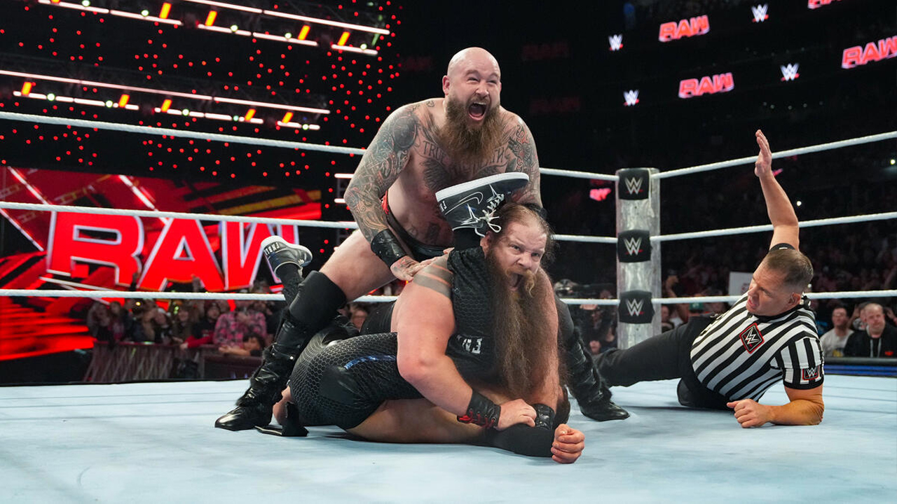 WWE Raw War Raiders Erik Ivar Finn Balor