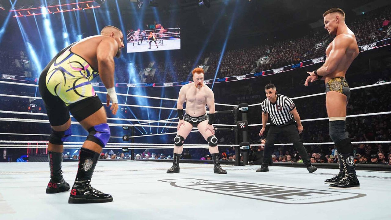 WWE Survivor Series WarGames 2024 Bron Breakker Sheamus Ludwig Kaiser