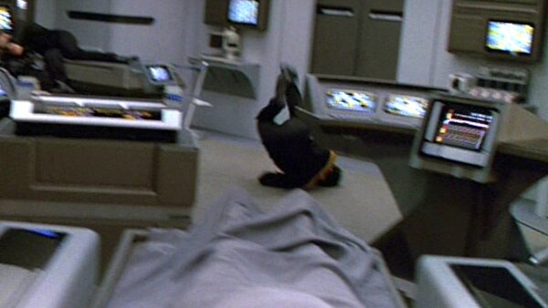 Star Trek Voyager Deadlock Harry Kim Forward Roll