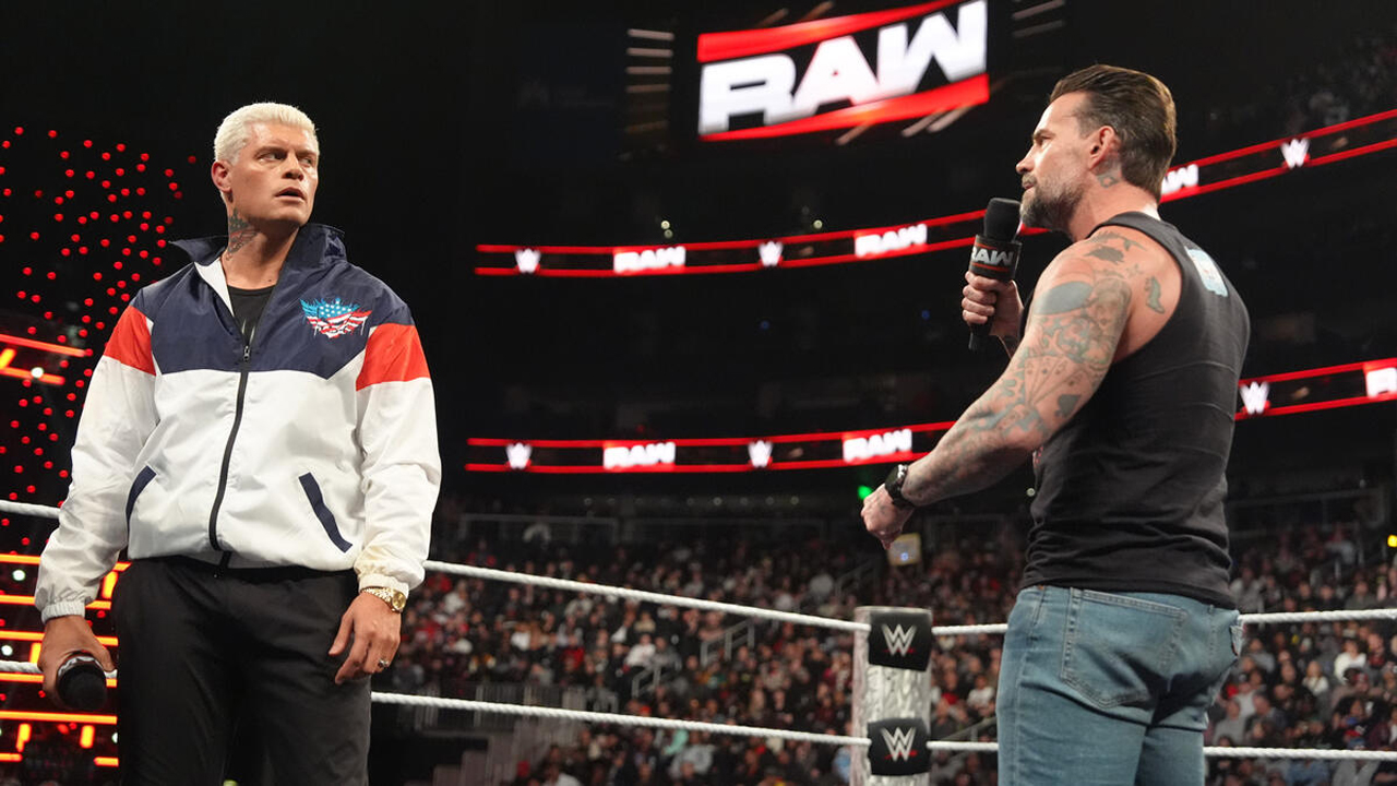 WWE Raw Cody Rhodes CM Punk