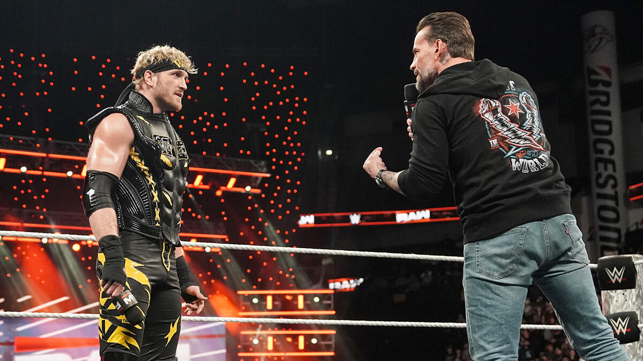 WWE Raw Logan Paul CM Punk