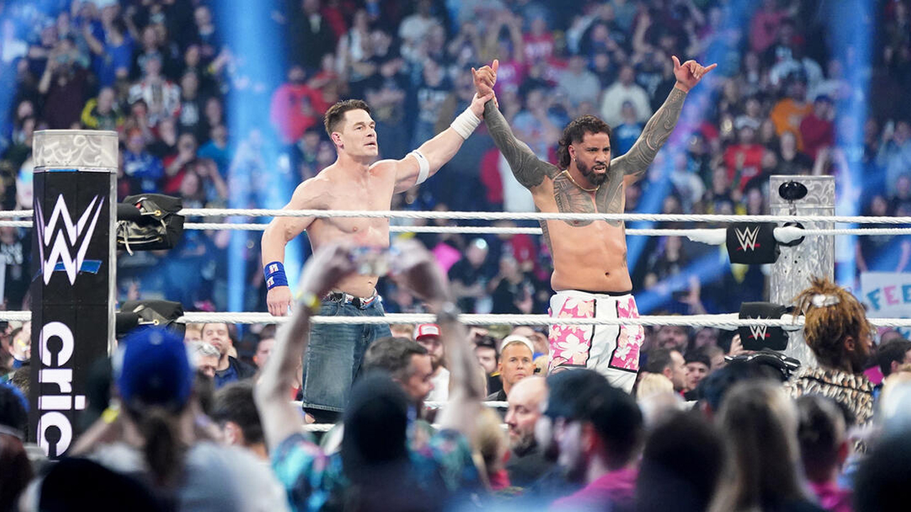 WWE Royal Rumble 2025 John Cena Jey Uso