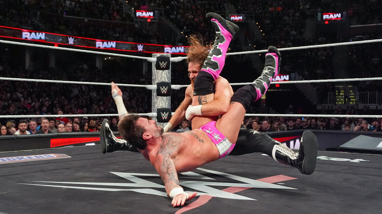 WWE Raw CM Punk Sami Zayn