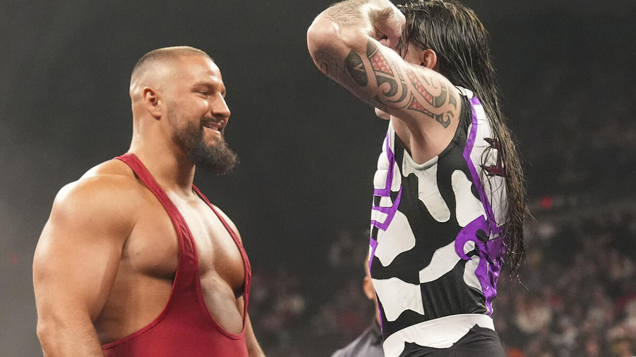 WWE Raw Bron Breakker Dominik Mysterio