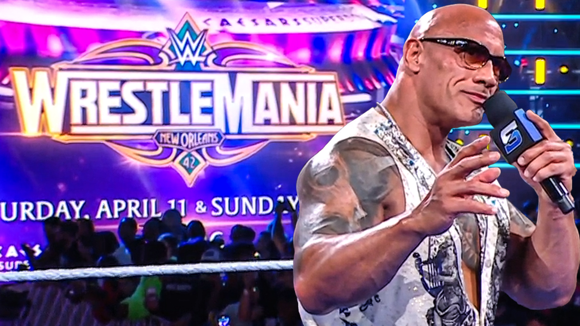 The Rock WWE WrestleMania 42 Announcement