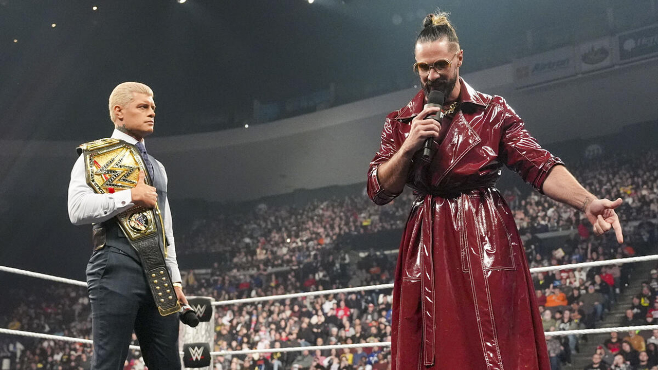 WWE Raw Cody Rhodes Seth Rollins