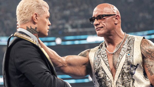 WWE Backlash 2025 John Cena The Rock Cody Rhodes