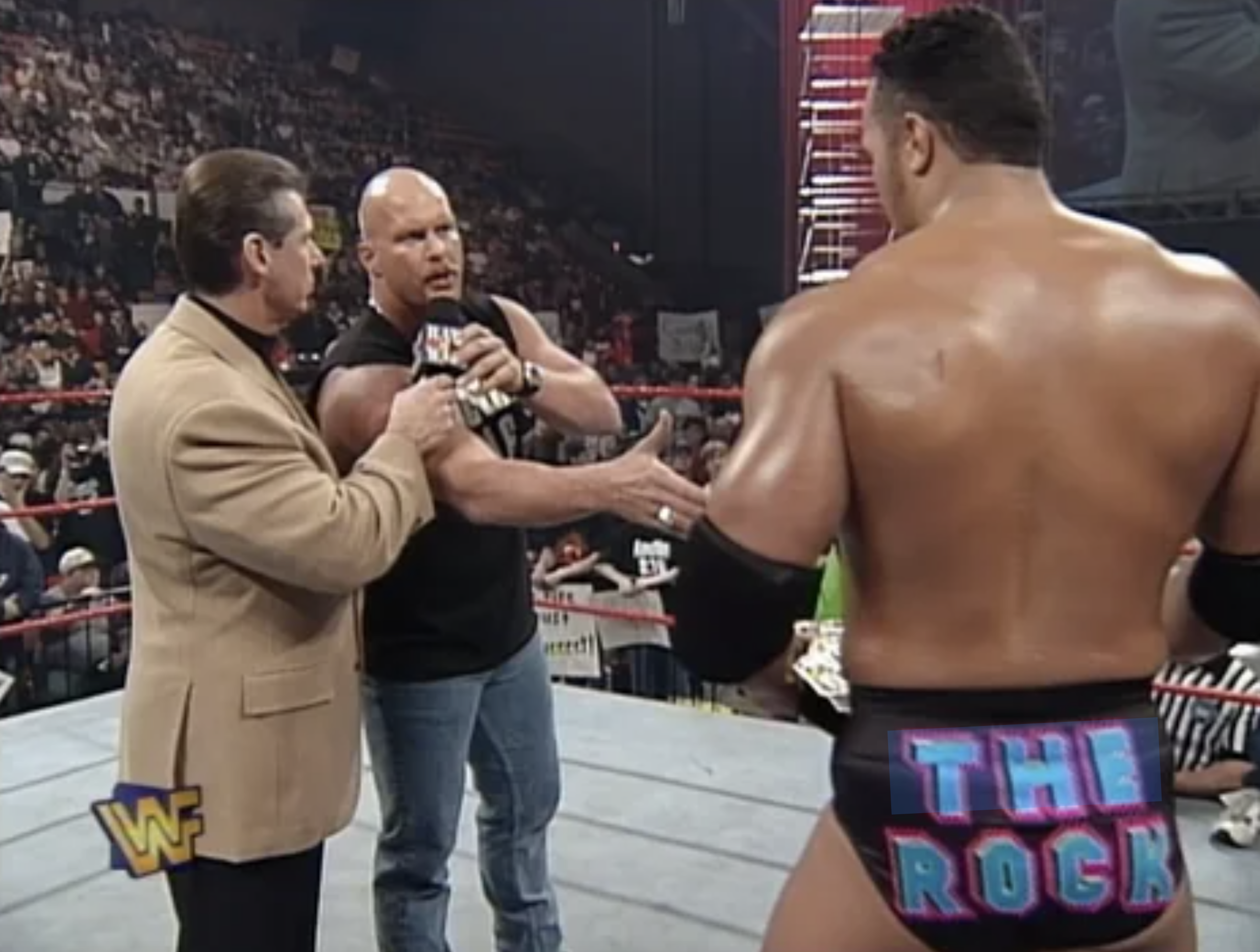 The Rock Steve Austin Mr McMahon